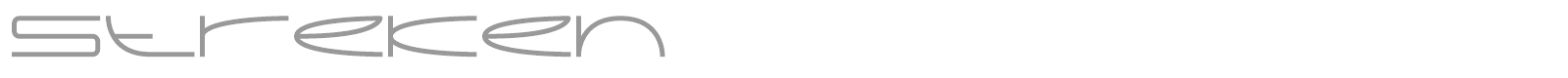 Streken font preview